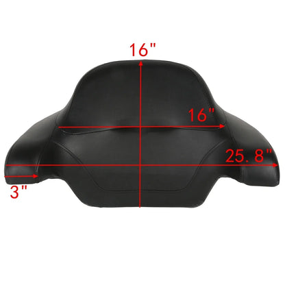 LED Trunk Pad Mount Rack Speakers for Harley Touring (2014–2026)