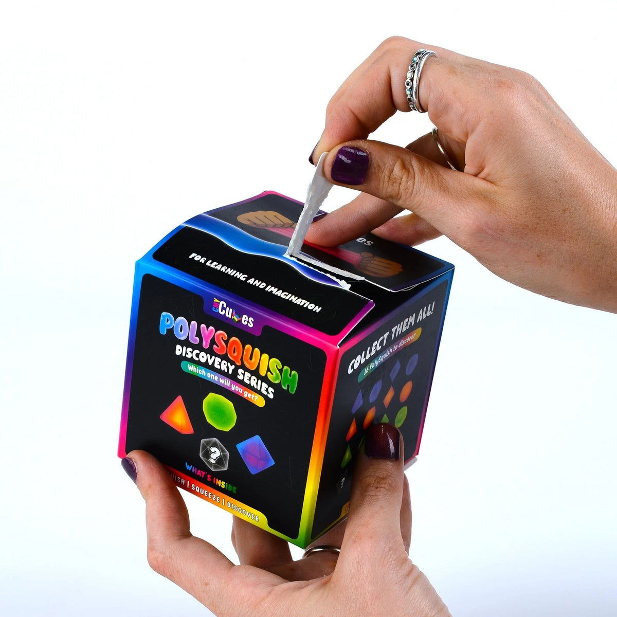 CMY Cubes PolySquish Discovery Series Mystery Squishy Blind Box