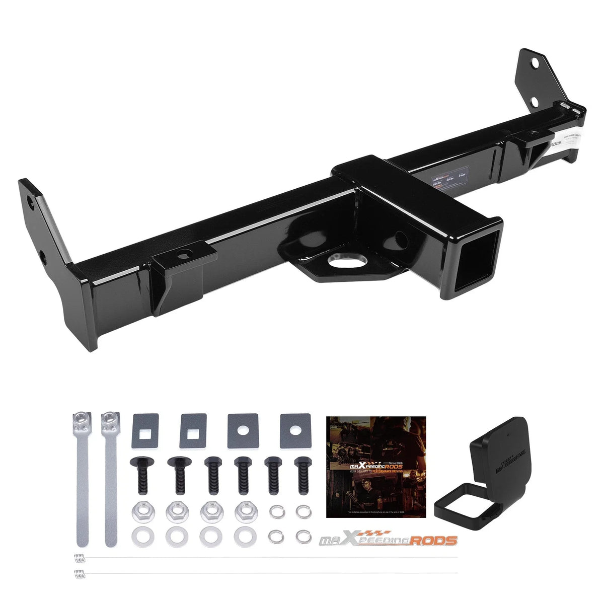 2 Inch Towing Hitch Receiver Kit for Jeep Wrangler JK (2007–2018)
