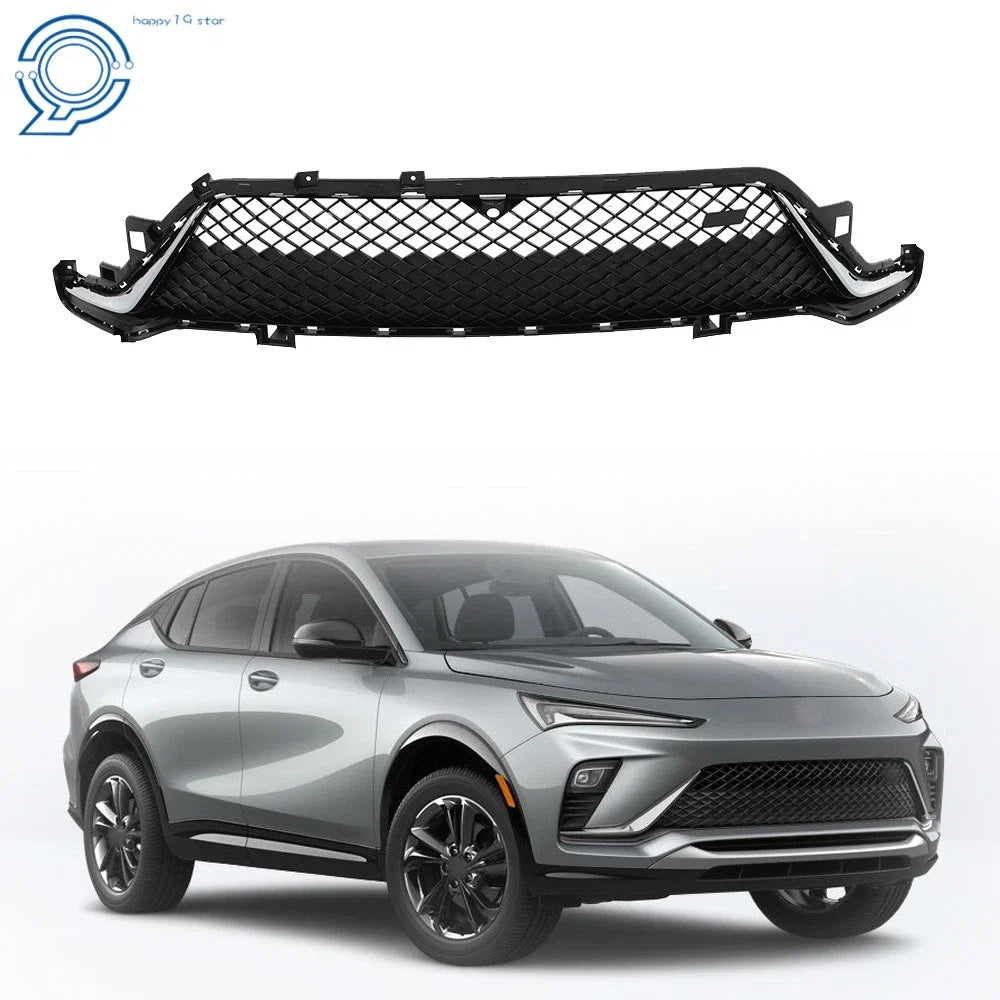 Front Bumper Grille for Buick Envista GS (2024) Black Chrome Mesh