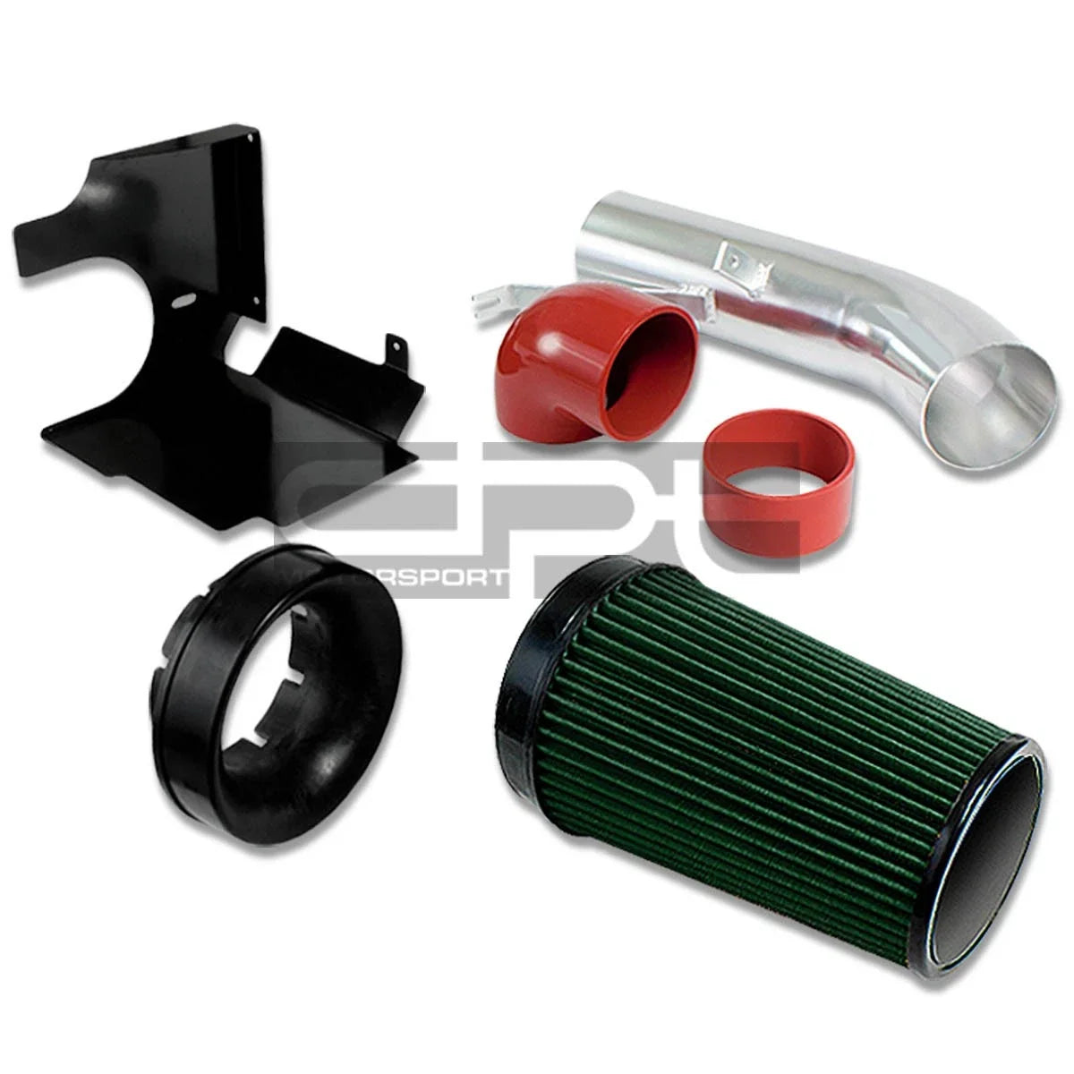 Cold Air Intake Filter with Heat Shield & Pipe for GMC/Chevy/Cadillac (4.8-6.0)
