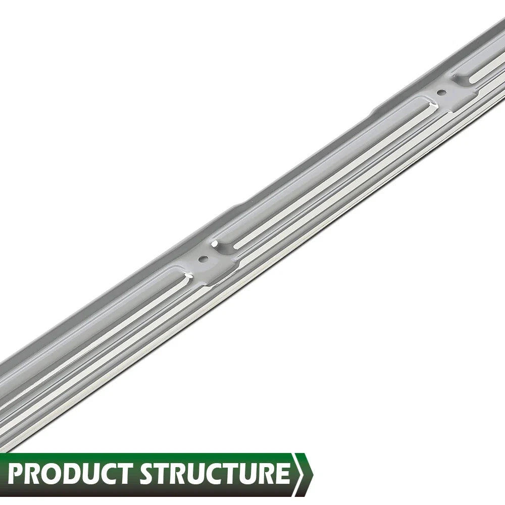 Pair Chrome Door Sill Plates for Chevrolet GMC Full Size Pickup (1967–1972)
