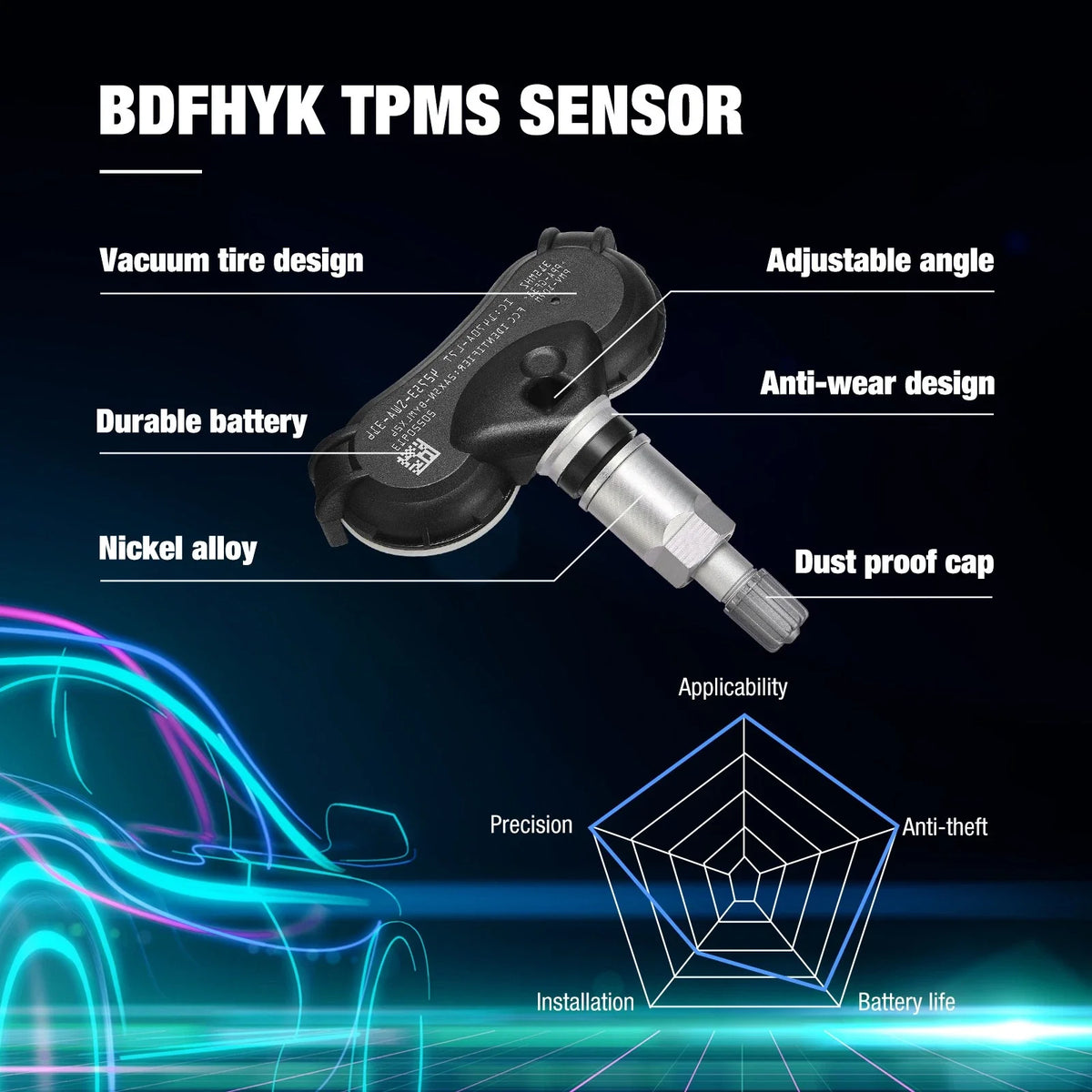 TPMS Tire Pressure Sensor for 2008-2012 Honda Accord (2.4L, 3.5L)