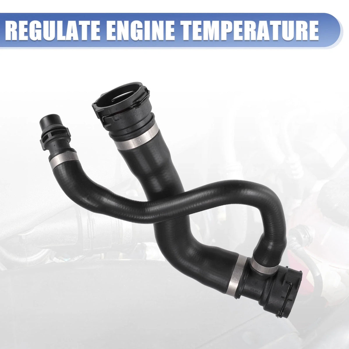 Heater Hose Radiator Expansion Tank Pipe for BMW X5 3.0L L6 (2007–2010)