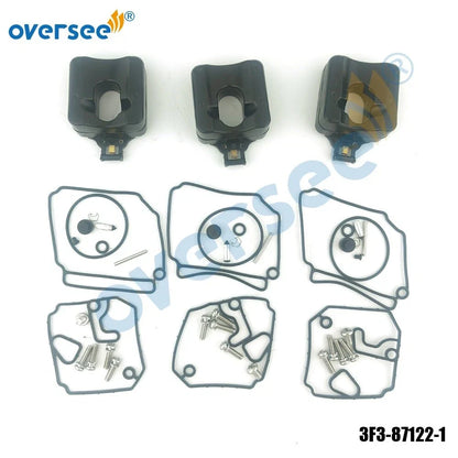 3X Carburetor Repair Kit 3F3-87122-1 for Tohatsu Outboard M 60B/70B (2003–UP)