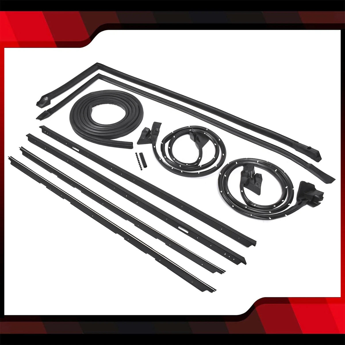 9Pcs Trunk Seal Weatherstripping Kit for Chevy Monte Carlo (1983–1988)