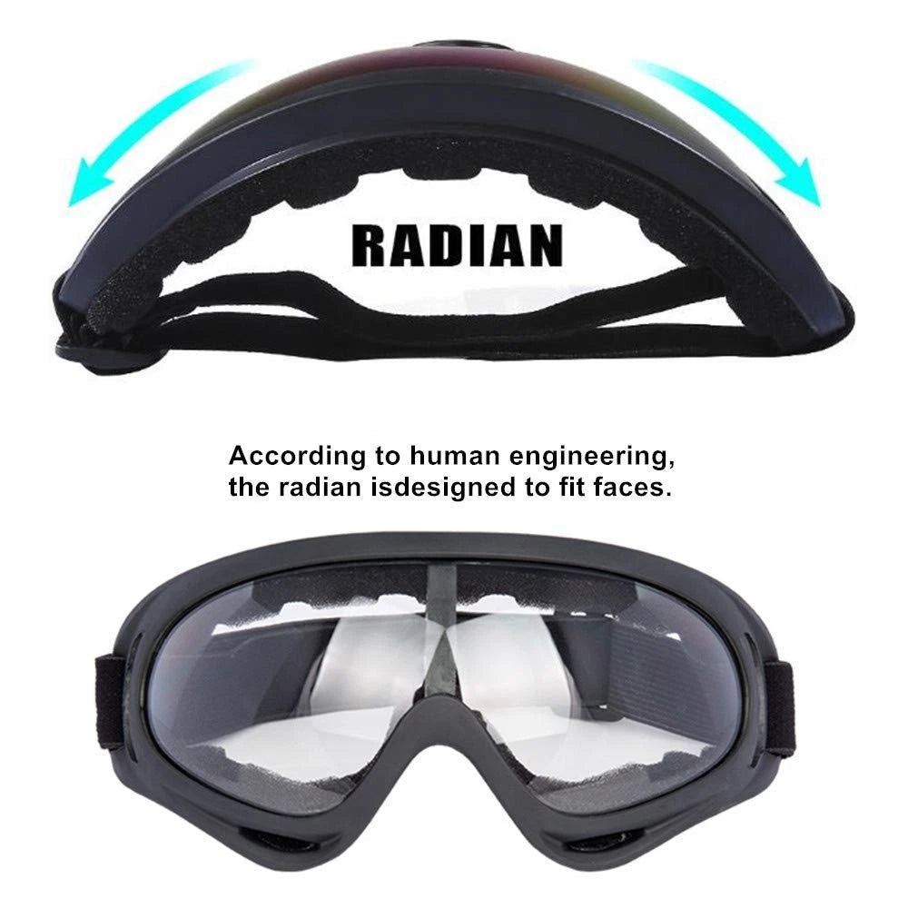 Set of 5 LJDJ Motorcycle Goggles for Dirt Bikes (LJDJ-032BC)