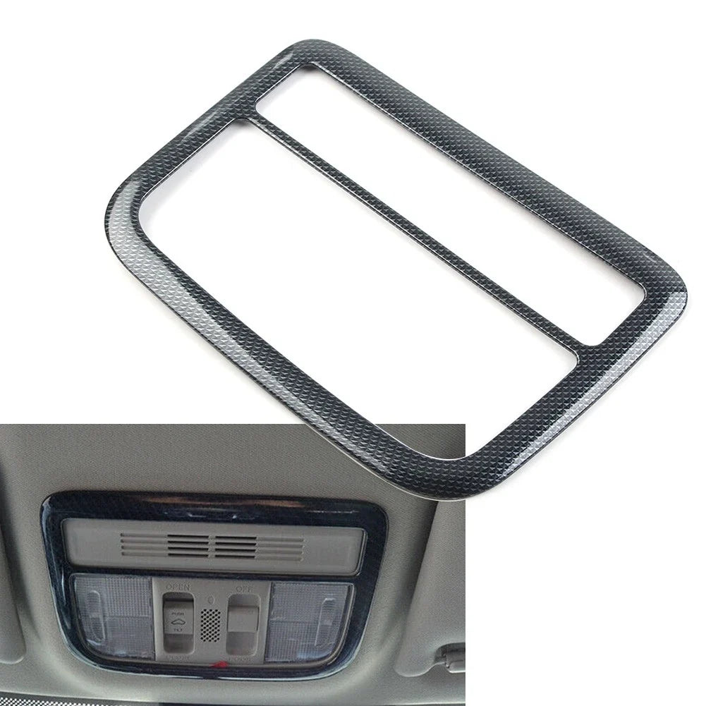 Front Reading Light Lamp Frame Cover Trim for Honda Civic (2016–2020) Carbon Fiber
