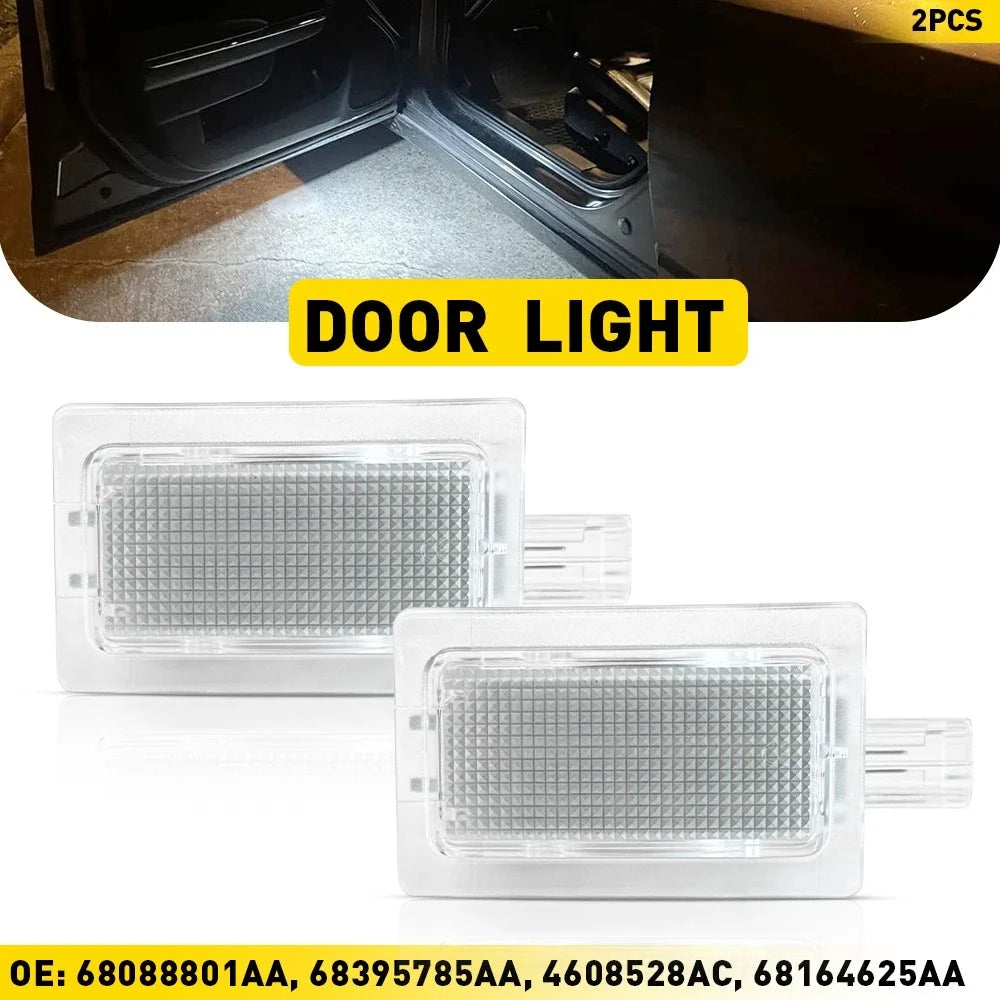 2X LED Footwell Door Courtesy Light for Chrysler Sebring 300 Dodge Charger (200–2010)