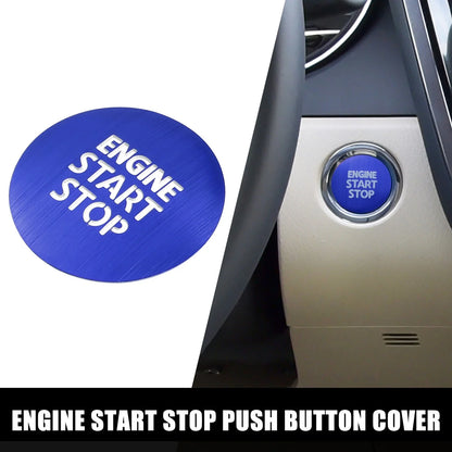 Auto Engine Start Stop Button Cover for Toyota Crown Royal GRS21 (2012–2018) Blue 767153060984