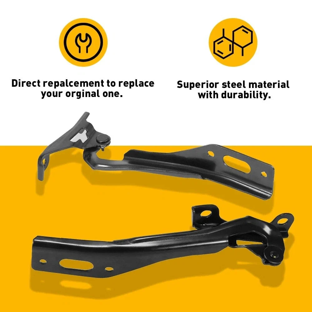 Hood Hinges Set of 2 for Honda Civic (2012–2015)