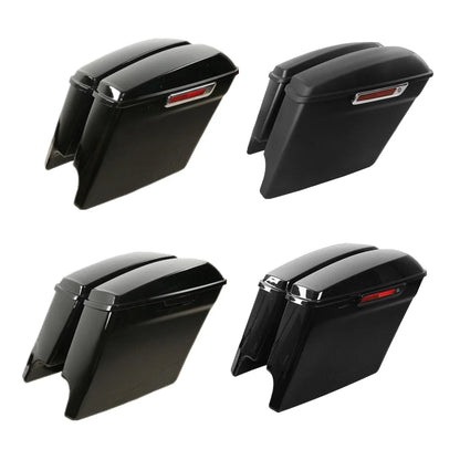 5" Stretched Extended Hard Saddlebags for Harley Touring Electra Glide (2014–2024)