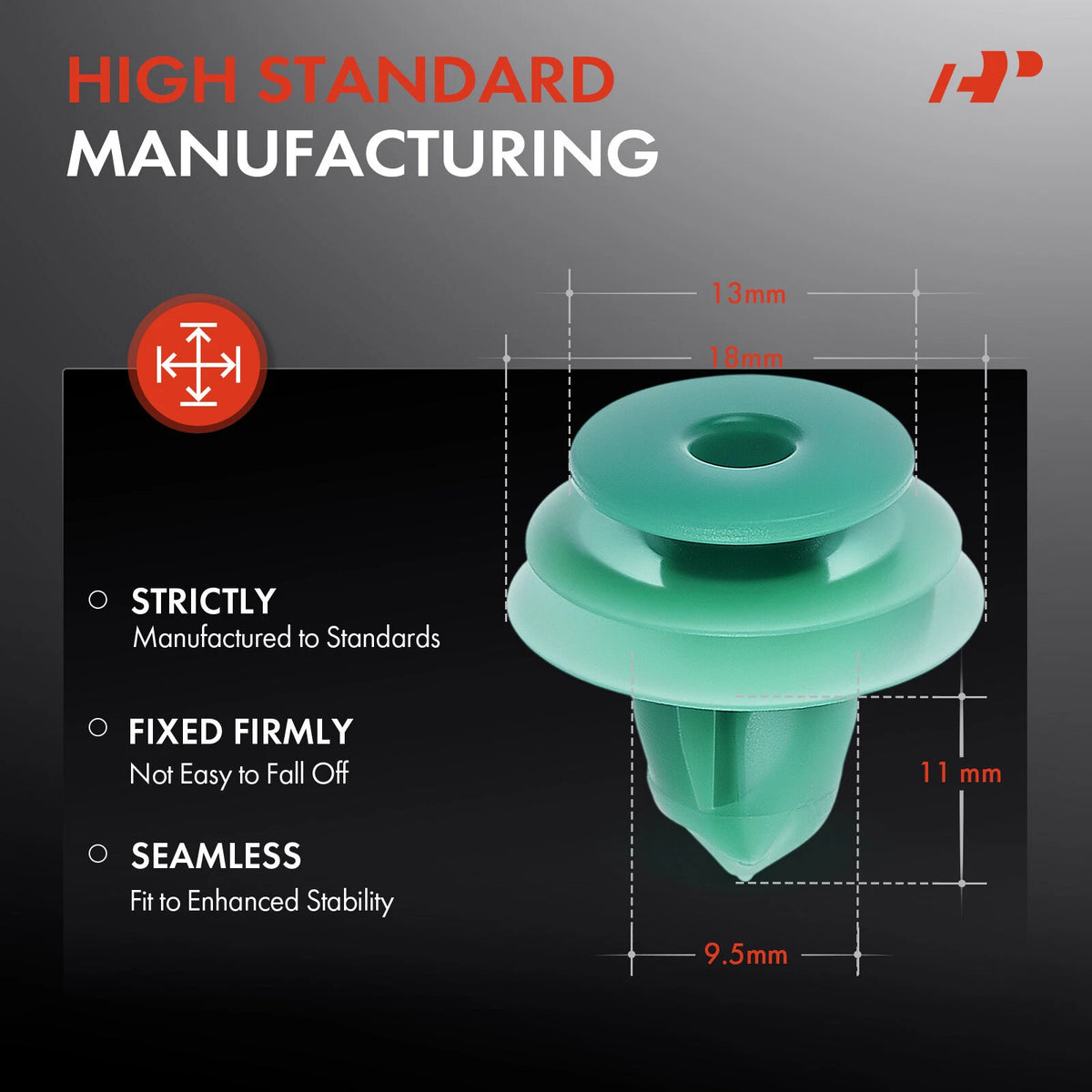 Set of 20 Door Panel Trim Retainer Clips for Honda (91560SZW003, 91560-SZW-003)