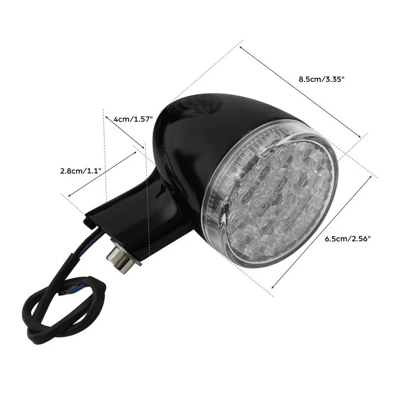 Front Turn Signal Lights for Harley Sportster XL883 (2000–2022), Touring (2009–2025)