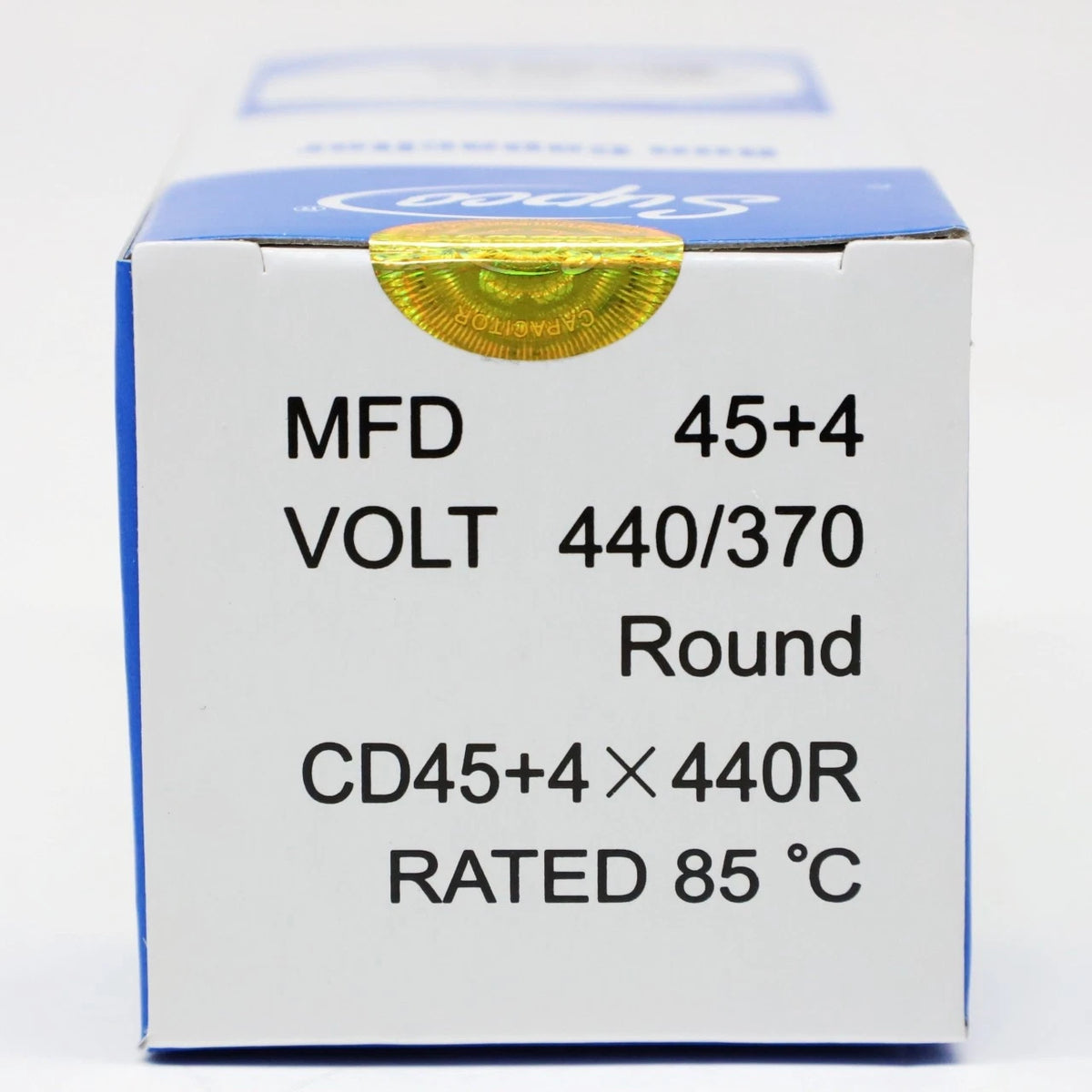 Dual Run Capacitor for HVAC Motor (45 + 4 MFD, 440 Volts)