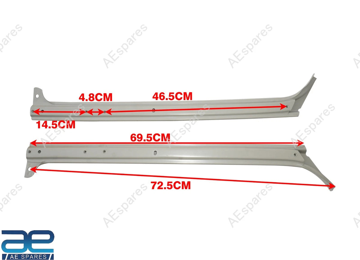 Door Rails Set of 2 LH RH Upper Targa for Suzuki Samurai SJ413 SJ410