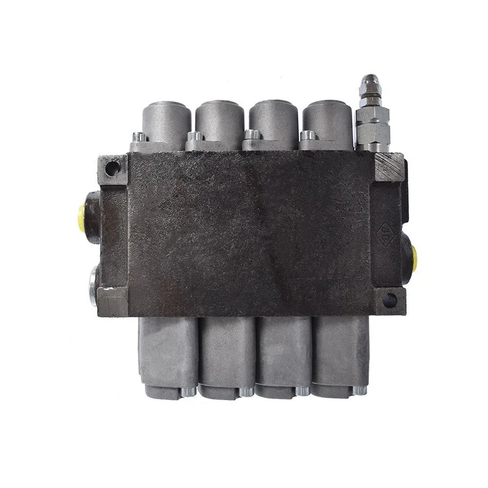 Hydraulic Monoblock Double Acting Control Valve 4 Spool 11 GPM SAE Ports
