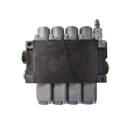 Hydraulic Monoblock Double Acting Control Valve 4 Spool 11 GPM SAE Ports