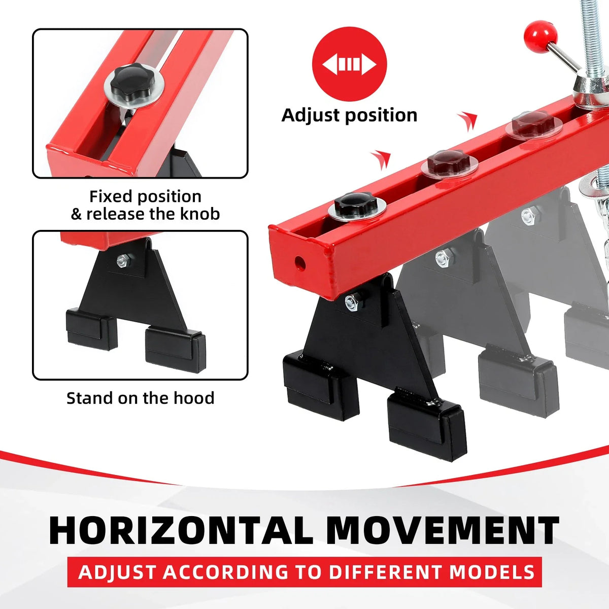 Engine Support Bar for Motor Transverse Lift Holder (1100lb Capacity)