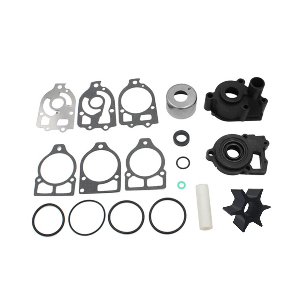 Water Pump Impeller Repair Kit for Mercruiser 65-220HP (46-96148A5, 18-3320)