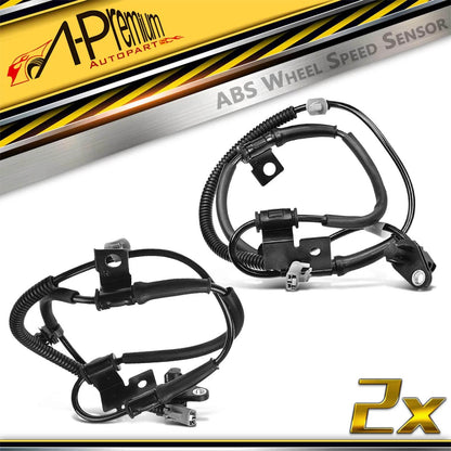 2X Front ABS Wheel Speed Sensors for Kia Forte (2010–2013) 59830-1M300, ALS1966, ALS1965