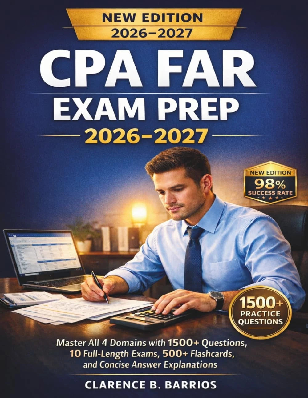 CPA FAR Exam Prep 2026-2027: Master All 4 Domains with 1500+ Questions