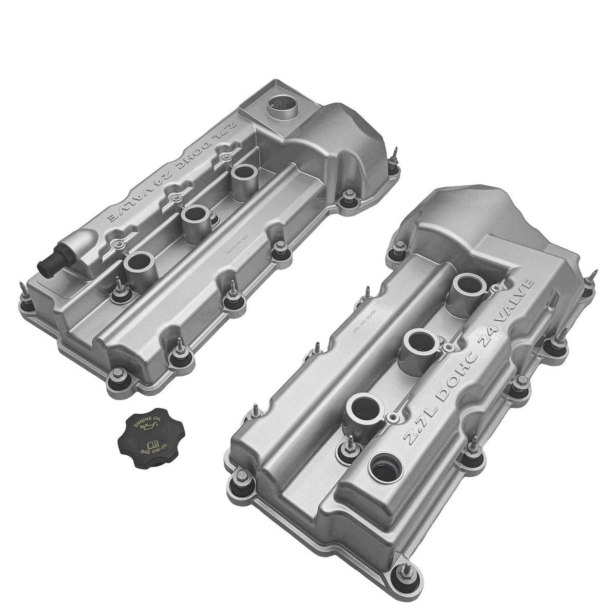 Set of 2 Aluminum Valve Covers for Chrysler Sebring 300 Dodge 2.7L (2007–2010)