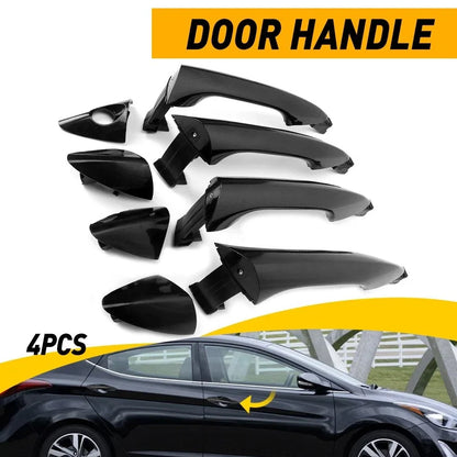 Set of 4 Exterior Door Handles for Hyundai Elantra (2011–2016)