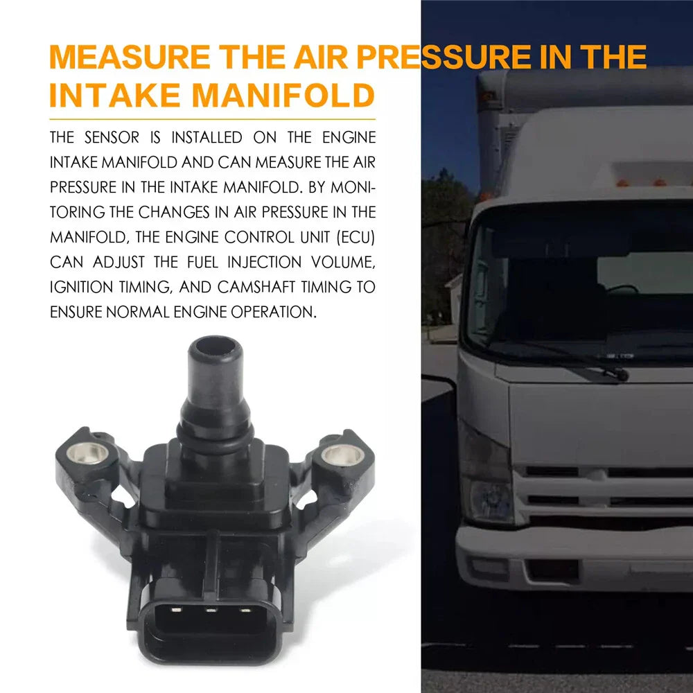 MAP Sensor for Chevrolet GMC Isuzu NPR NRR NQR 4HK1 (2004-2023)