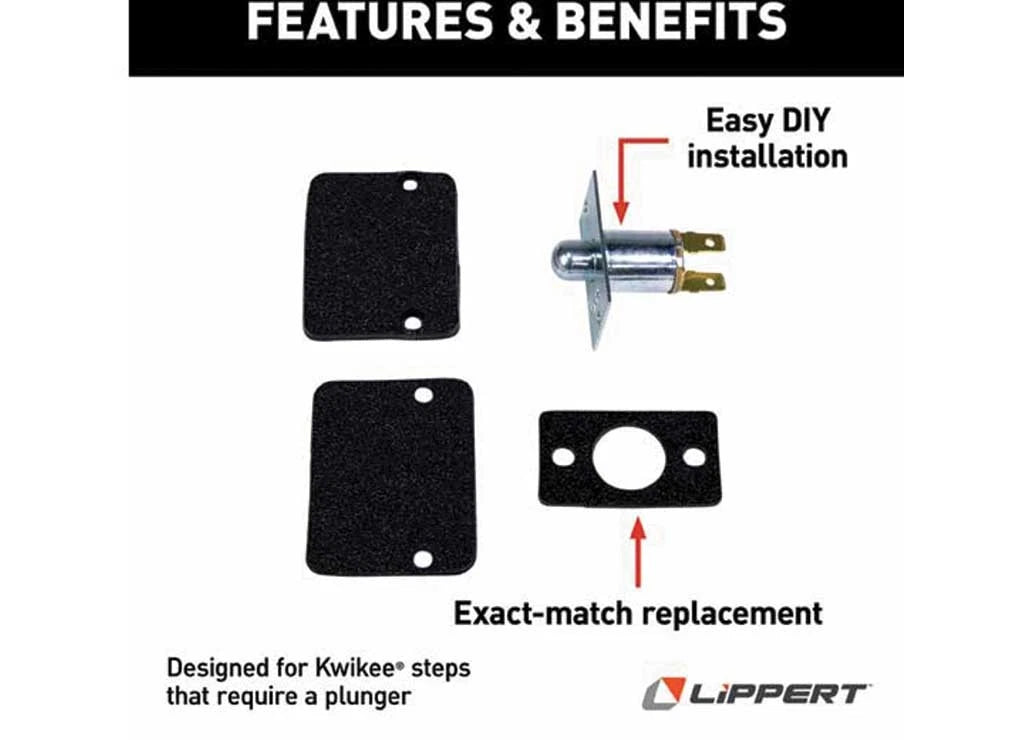 Kwikee Plate Plunger Door Switch for Lippert (379388)