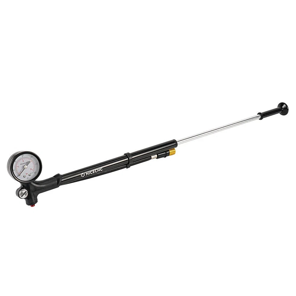 Hand Suspension Air Fork Shock Pump Kit for ATV UTV Motorcycle (300 psi)