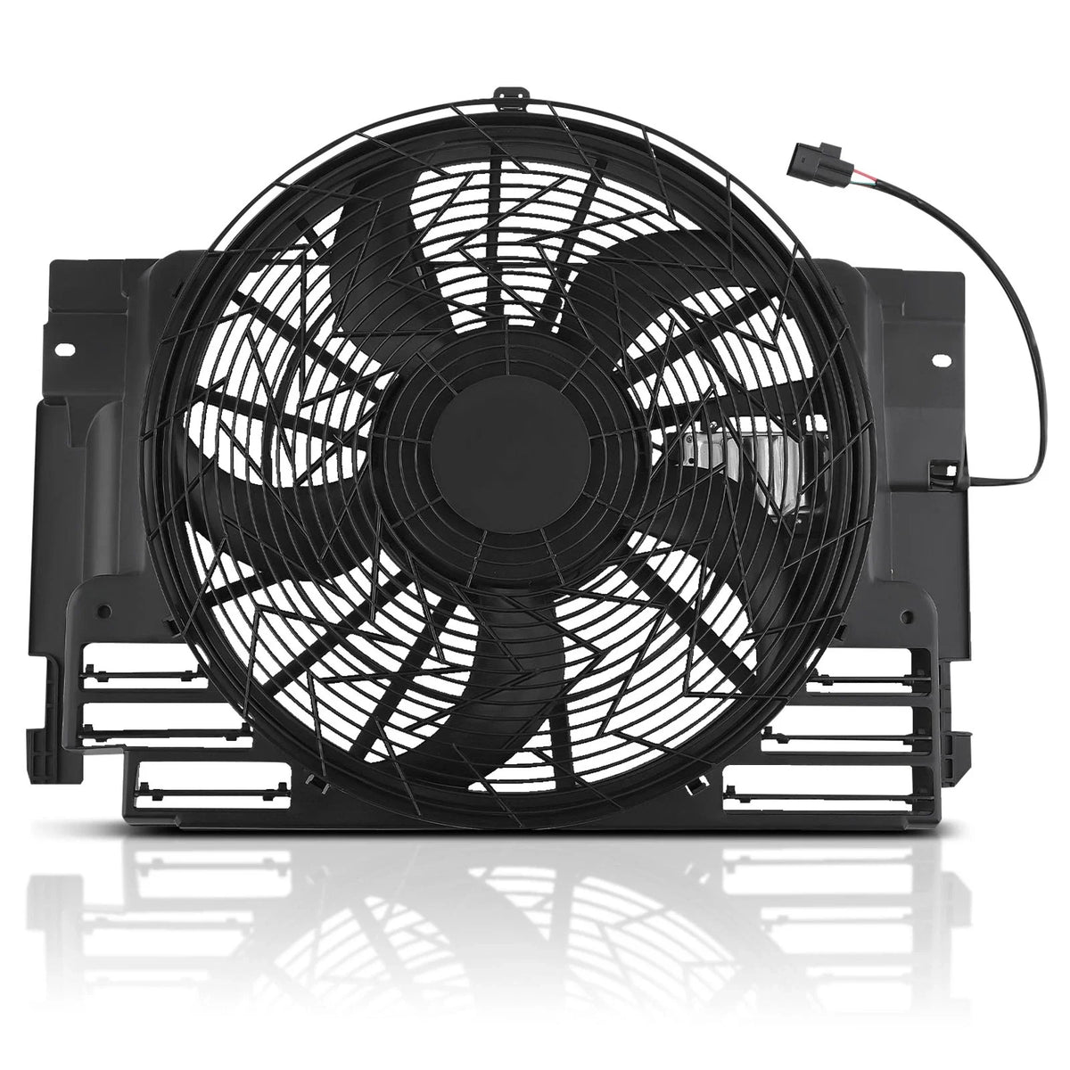 Radiator Condenser Cooling Fan Assembly for BMW X5 (2000–2006) 64546921381 674-59632