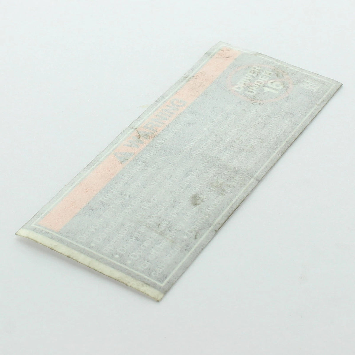 Proper Use Warning Decal for Polaris (7187260)