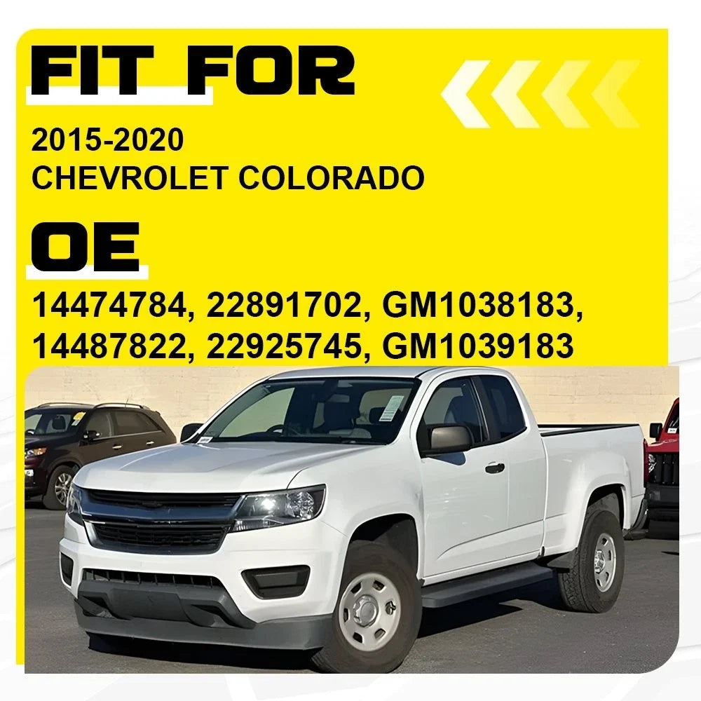 2X Front Bumper Fog Light Cover Bezels for Chevrolet Colorado (2015–2020)