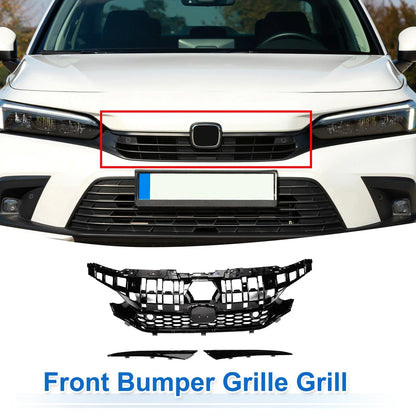 Front Hood Bumper Grille for Honda Civic (2016–2021) Type-R Style