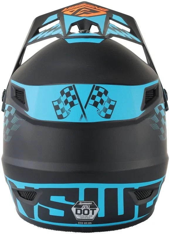 AR1 Sweep Helmet for Youth Medium (Black/Astana/Hyper Orange)