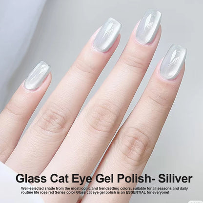 Nail Gel Cat Eye Silver for Nail Art (Pack of 1)