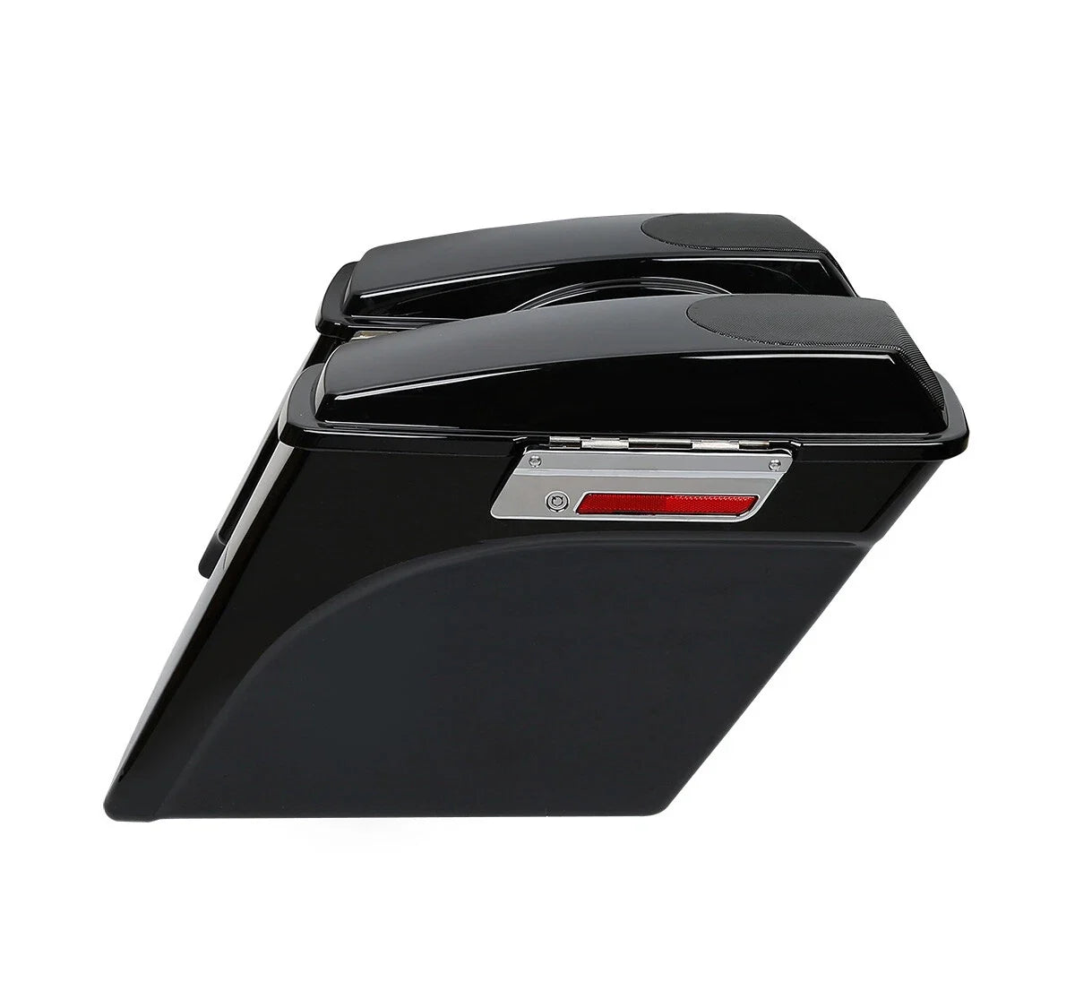 Stretched Saddlebags Speaker Lids Bracket for Harley Softail (1984–2017)