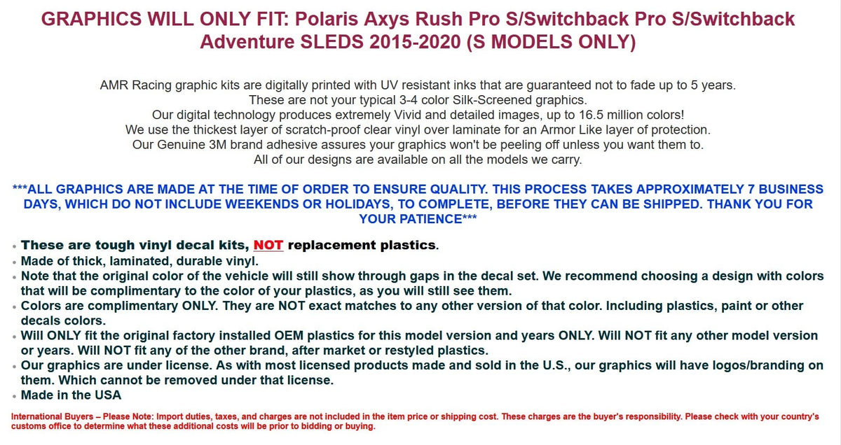 Sled Graphics for Polaris Axys/RushProS/Switchback ProS 2015–2020 (POL-ProS-2015-20-HAVOC-P)