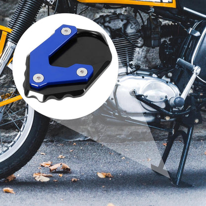 Kickstand Side Stand Enlarger Plate Pad Blue for BMW R1200GS LC