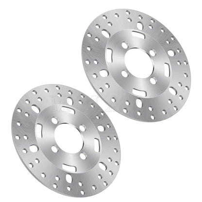 2X Front Brake Disc Rotors for Yamaha Wolverine 350, Kodiak 400, Grizzly 400
