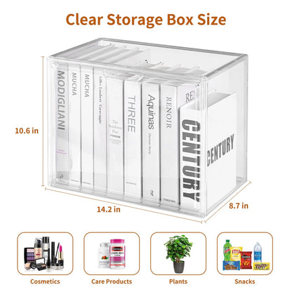 Clear Acrylic Display Case for Automotive Models (14.2"L x 8.7"W x 10.6"H)
