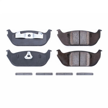 2X Powerstop Brake Pad Sets 17-952 for Lincoln Aviator (2003–2005) Rear