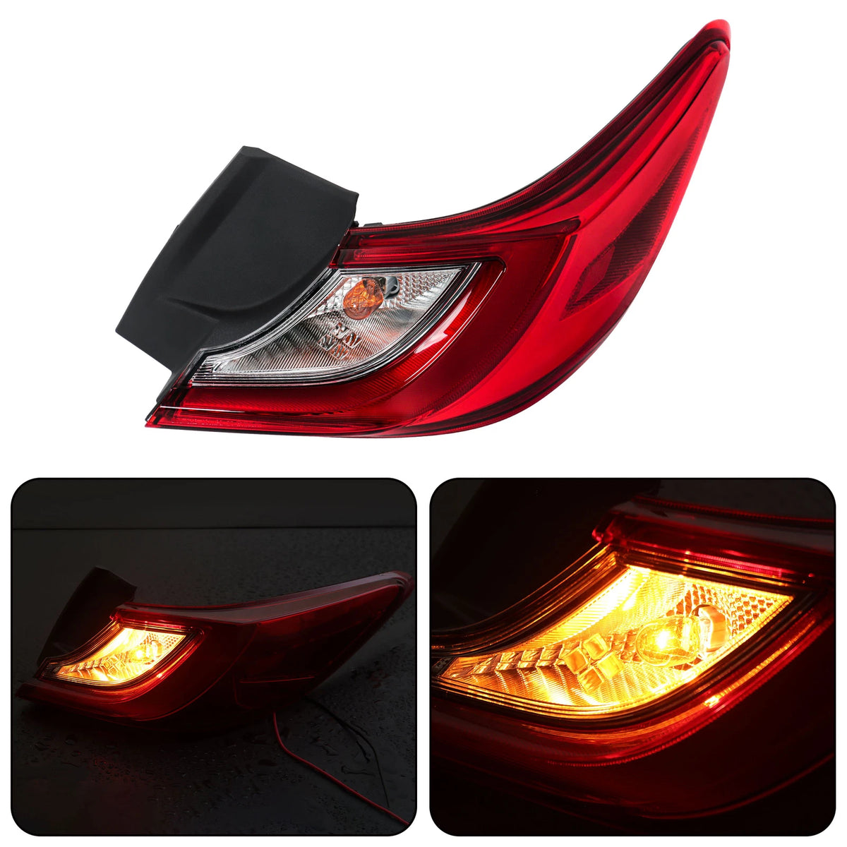 Passenger Side Tail Light for Toyota Camry LE SE (2025) KTS379690NE Black Clear Lens