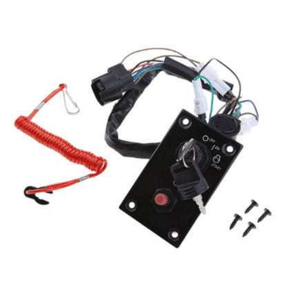 Ignition Key Switch Panel for Suzuki Outboard 37100-96J24 37100-96J27