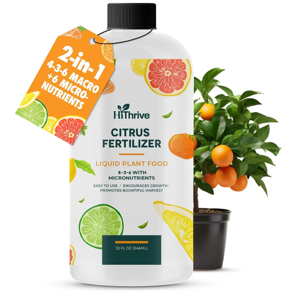 32oz Citrus Fertilizer for Citrus Trees (Makes 32 Gallons)
