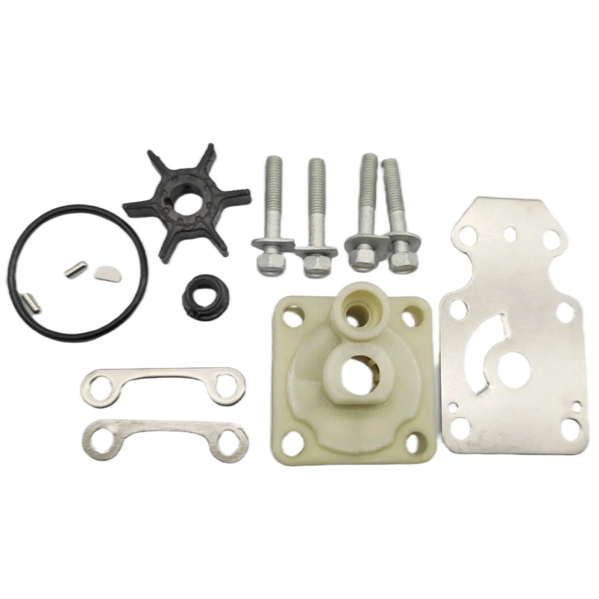 Water Pump Impeller Repair Kit for Yamaha Outboard 15/20HP (4-Stroke) (6AH-W0078-00)