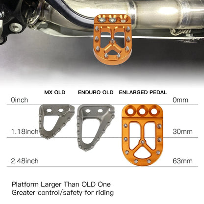 Billet Brake Pedal Lever Pad for KTM 690 Enduro R (2008–Present), 690 SMC R (2019–Present)