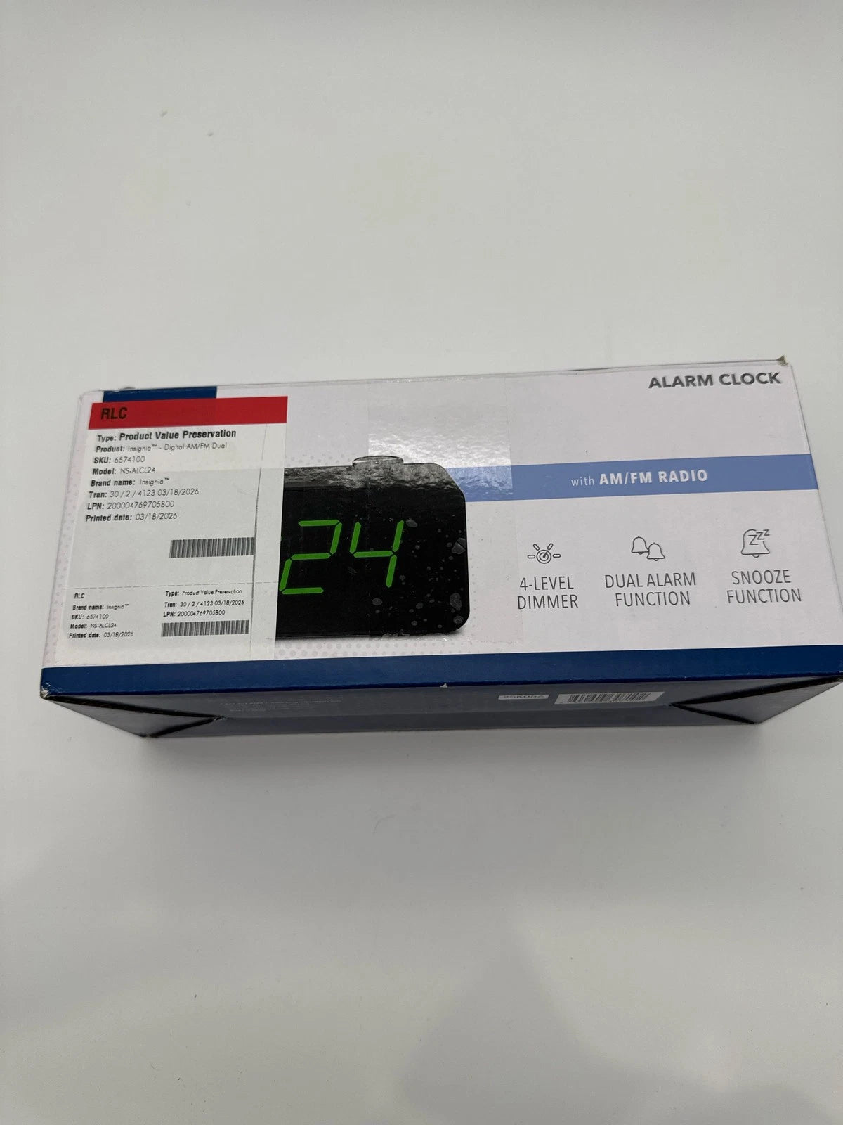 Digital AM/FM Clock Radio for Insignia (No specific years provided)