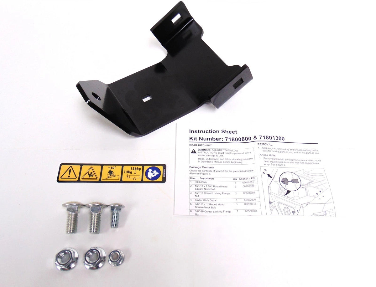 Rear Hitch for Ariens Lawn Mower (OEM 71801300)